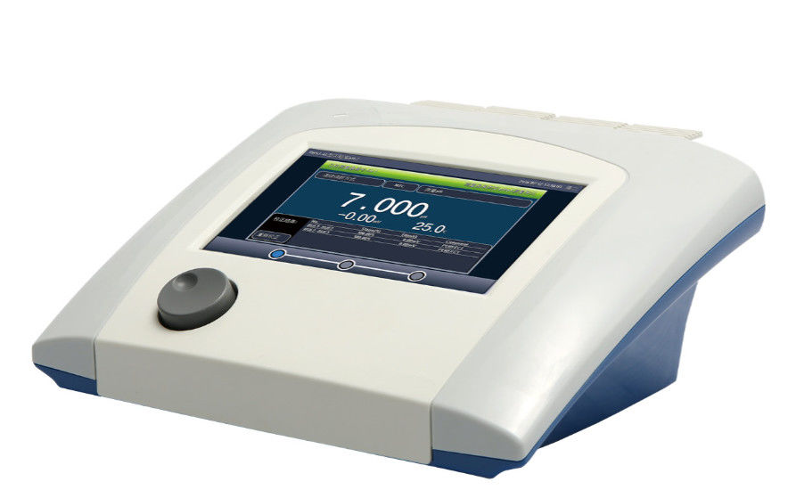 Modern design pH Meter, touch screen, pH/mV(ORP)/℃,RS232+USB Interface GLP compliance advanced management features, ATC