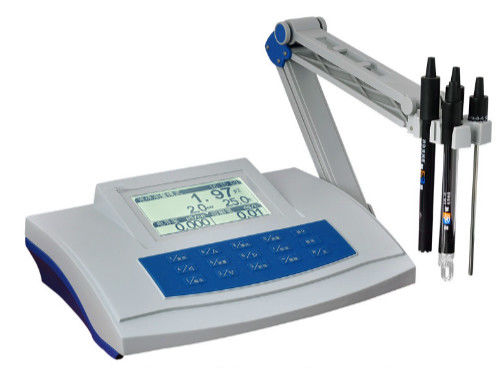 Desktop Multiparameter Meter, pH/pX/ORP/Cond/TDS/Salinity/DO/DO saturation/Resistivity/Ion Concentration/℃